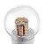 preiswerte LED-Globusbirnen-E26/E27 LED Kugelbirnen G60 27 Leds SMD 5050 Warmes Weiß 3000lm 3000KK AC 220-240V