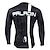 cheap Women&#039;s Cycling Clothing-ILPALADINO Men&#039;s Long Sleeve Cycling Jersey Winter Summer Polyester Black Stripes Bike Jersey Top Mountain Bike MTB Road Bike Cycling Thermal Warm Ultraviolet Resistant Quick Dry Sports Clothing
