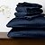 cheap Duvet Covers-Huani® Quilt Set,3 Pieces Plaid Navy Polyester