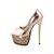 cheap Women&#039;s Heels-Women&#039;s Wedding Summer Stiletto Heel Leatherette Silver Gold