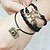 cheap Bracelets-Women&#039;s Vintage Multideck Bicycle Camera Braided Bracelet