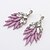 ieftine Cercei la Modă-Kushang Boemia Wings Cercei (Purple)