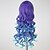 abordables Perruques Halloween-Vocaloid Luca Perruques de Cosplay Femme 30 pouce Fibre résistante à la chaleur Perruque Anime