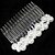 cheap Hair Jewelry-Fashion Bride White Pearl Combs