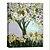 levne Olejové malby umělců-iarts®hand malované olejomalba stromy na jaře s napnuté rámem