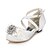 זול נעלי בנות-בנות נעליים סטן אביב קיץ נוחות שטוחות פרח סאטן / פרח ל שנהב / לבן / חתונה / חתונה / גומי
