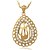 cheap Necklaces-Crystal Pendant Necklace Crystal Rhinestone Gold Plated Necklace Jewelry For Wedding Party Daily Casual Sports