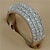 cheap Rings-Fashion 925 Silver Plated Copper Zircon Ring