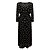 cheap Women&#039;s Dresses-Women&#039;s Chiffon Round Collar Polka Dot Long Sleeve Maxi Dress