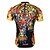 cheap Women&#039;s Cycling Clothing-ILPALADINO Men&#039;s Short Sleeve Cycling Jersey Summer Polyester Cartoon Tiger Animal Bike Jersey Top Mountain Bike MTB Road Bike Cycling Ultraviolet Resistant Quick Dry Breathable Sports Clothing