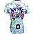 cheap Women&#039;s Cycling Clothing-ILPALADINO Men&#039;s Short Sleeve Cycling Jersey Summer Polyester Green Rabbit / Bunny Bike Jersey Top Mountain Bike MTB Road Bike Cycling Ultraviolet Resistant Quick Dry Breathable Sports Clothing