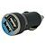 Недорогие Автомобильные зарядные устройства-Dual-USB автомобильного прикуривателя зарядное устройство для IPhone IPad Samsung (DC 12V 1A 2.1A)