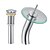cheap Classical-Bathroom Sink Faucet - Waterfall Chrome Widespread One Hole / Single Handle One HoleBath Taps / Brass