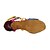 Недорогие Обувь для латиноамериканских танцев-Жен. Обувь для латины / Бальные танцы Дерматин С пряжкой На каблуках Пряжки Каблуки на заказ Персонализируемая Танцевальная обувь Фуксия / Кожа / EU40
