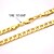 cheap Necklaces-Women&#039;s Chain Necklace Figaro Chunky Foxtail chain Ladies Fashion Gold Plated 18K Gold Filled Necklace Jewelry For Wedding Party Daily Casual