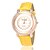 levne Dámské hodinky-Dámské Diamond Gold Case PU kapela Náramkové hodinky (různé barvy)