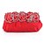 cheap Clutches &amp; Evening Bags-Women&#039;s Crystal / Rhinestone / Flower Silk Evening Bag Red / Silver / Black