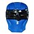 abordables Disfraces de películas y televisión-Cosplay del hombre del hierro de la máscara con Blue Light-Up Eyes - Blue (3 x AG13)