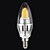 cheap Light Bulbs-E14 5W 400LM 2700K LED Candle Style White Light Bulb (90~265V) 15000 Hours Life CE Certified-Silver