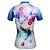 cheap Women&#039;s Cycling Clothing-ILPALADINO Women&#039;s Short Sleeve Cycling Jersey Summer Polyester Floral Botanical Funny Plus Size Bike Jersey Top Mountain Bike MTB Road Bike Cycling Ultraviolet Resistant Quick Dry Breathable Sports