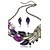 abordables Conjuntos de joyas-La Plata plateada con el Rhinestone Jewely Set aleación del pavo real (incluyendo el collar y los pendientes) (más colores)