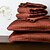 abordables Housses de couette 3D-ensemble de couette huani®, 3 pièces à carreaux polyester rouge