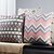 cheap Throw Pillows-4 pcs Cotton/Linen Pillow Cover, Geometric Country