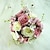 levne Svatební kytice-Svatební kytice bez formy Růže Kytice Satén Hedvábí 25 cm (cca 9,84&quot;)