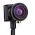 billige Mini Videokameraer-Mini 1/4 &quot;CMOS 600TVL Wide Angle Fish Eye Lens FPV Kamera - Sort (NTSC)