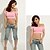 voordelige Dames T-shirts-Women&#039;s Hip-Hop Off Shoulder Midriff-Baring T-shirt