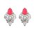 billige Mode Øreringe-Kvinder Bohemia Style Flower Resin Alloy Stud Drop øreringe (flere farver) (1 par)