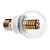 cheap Multi-pack Light Bulbs-E26/E27 LED Globe Bulbs G60 120 leds SMD 3528 Warm White 240 AC 220-240V