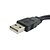 abordables Câbles USB-USB 2.0 A mâle vers double données USB 2.0 une femelle + câble d&#039;alimentation USB 2.0 Un câble de prolongation femelle 20cm