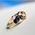 cheap Rings-Women&#039;s Statement Ring Pussy Rings Synthetic Diamond Dark Blue Imitation Diamond Alloy Ladies Personalized Luxury Party Daily Jewelry Cat Animal Cheap / Crystal