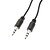 levne Audio kabely-0.5M 1.6FT Pomocný Aux Audio kabel 3,5 mm Jack Muž Muž na kabel