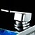 billige Vandfald Vandhaner-Håndvasken vandhane - Vandfald / LED Krom Centersat Et Hul / Enkelt håndtag Et HulBath Taps