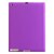 abordables Accessoires pour iPad-étui en silicone de chocolat haricots pour Apple iPad 2 de 2ème génération (violet)