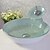 billige Fritstående håndvaske-Badeværelse Håndvask / Badeværelse Vandhane / Badeværelse Monteringsring Moderne - Hærdet Glas Rund