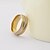 cheap Rings-Men&#039;s Women&#039;s Band Ring Golden Titanium Steel Gold Plated Round Love Gift Daily Casual Costume Jewelry