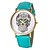 voordelige Trendy Horloge-Dames Polshorloge Vrijetijdshorloge PU Band Schedel / Modieus Zwart / Wit / Blauw / Twee jaar / Maxell626 + 2025