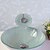 Недорогие Раковины-чаши-умывальник для ванной / смеситель для ванной / монтажное кольцо для ванной Современный - Закаленное стекло Круглый
