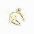 cheap Earrings-Clip Earrings Rhinestone Alloy Fashion Jewelry 2pcs
