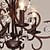 olcso Csillárok-4-Light 50 cm (20 inch) gyertya stílus Csillárok Fém Gyertya-style Festett felületek Hagyományos / Klasszikus 220-240 V
