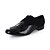 Недорогие Обувь для латиноамериканских танцев-Муж. Танцевальная обувь Обувь для модерна Оксфорды На толстом каблуке Не персонализируемая Черный / EU41