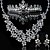 tanie Zestawy biżuterii-Stop Z elegancki Pearl Rhinestone Biżuteria ślubna zestaw (wraz z tiara, naszyjnik i kolczyki)