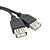 abordables Câbles USB-USB 2.0 A mâle vers double données USB 2.0 une femelle + câble d&#039;alimentation USB 2.0 Un câble de prolongation femelle 20cm