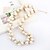 abordables Collier-Dames de mode tempérament sauvage arc de perle de collier de chaîne de chandail