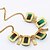 cheap Necklaces-Angelasex Bohemia Exotic Green Color Necklace