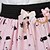 levne Etnické a kulturní Kostýmy-Sukně Sweet Lolita Princeznovské Cosplay Lolita šaty Růžová Tisk Lolita Medium Length Sukně Pro Dámské Polyester