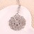 cheap Necklaces-Women&#039;s Pendant Necklace Hollow Out Flower Ladies European Alloy Black White Necklace Jewelry For Party
